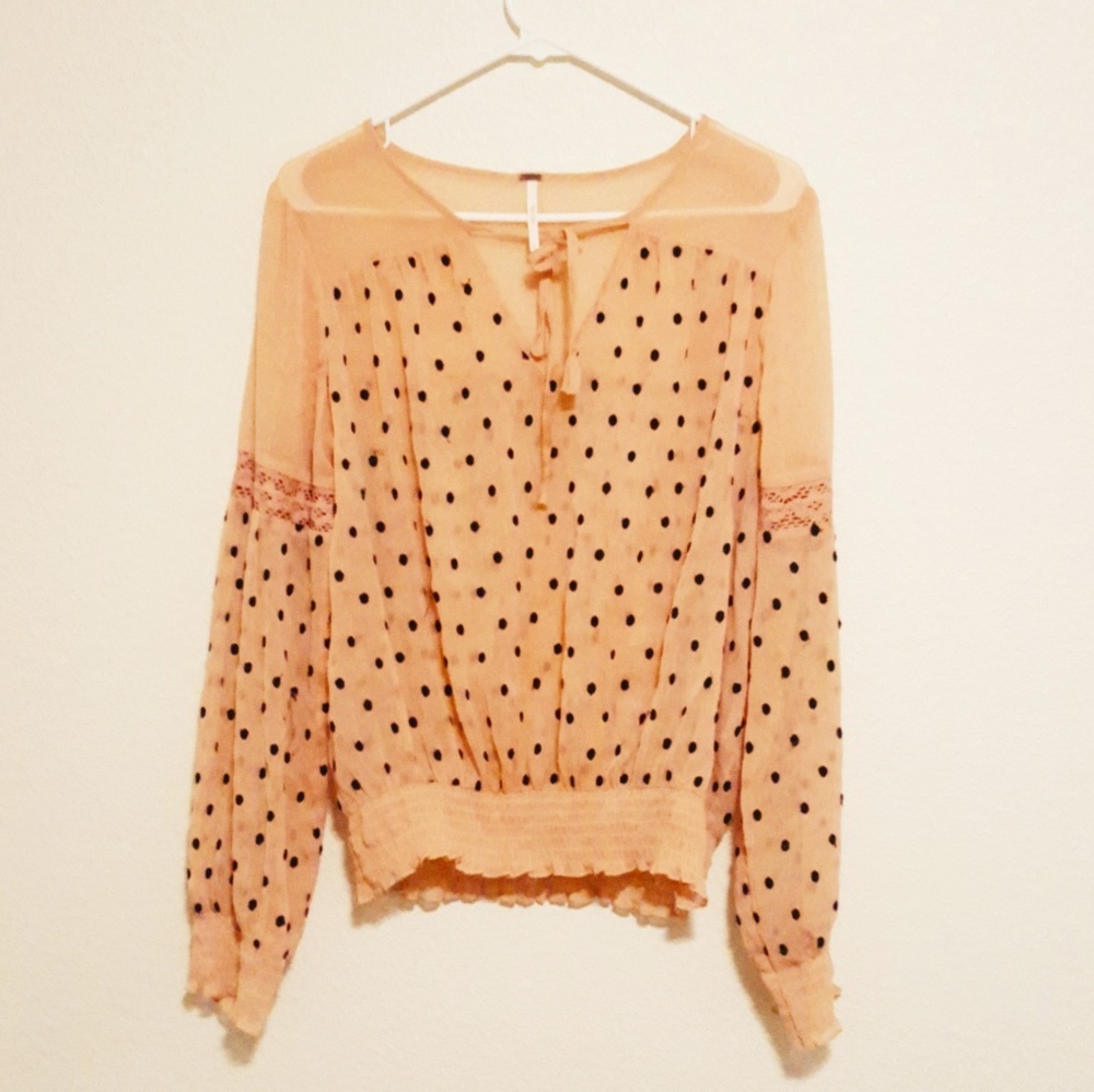 Polka dot blouse